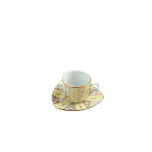 tasse café crème rayée
